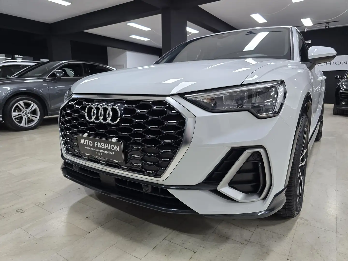 Audi Q3 Q3 I 2020 Sportback 35 2.0 tdi S line s-tronic Blanc - 2
