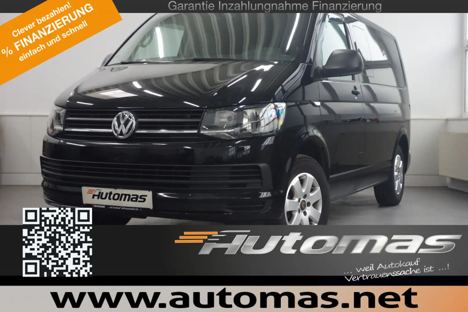 Volkswagen T6 Multivan Multivan DSG Navigation R-Cam TM AHK Zwart - 1