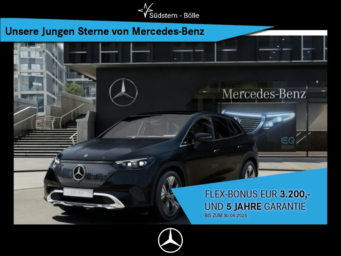 Mercedes-Benz EQE SUV EQE 300 SUV EL.ART-PREM.+PANO+DISTR.+BURM.+DIG.L Schwarz - 1