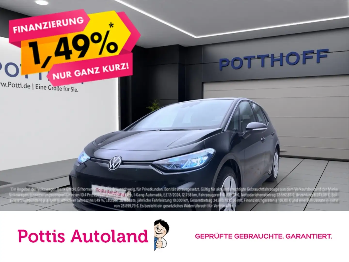 Volkswagen ID.3 PRO NAVI KAMERA SITZHZG PDC ACC Schwarz - 1