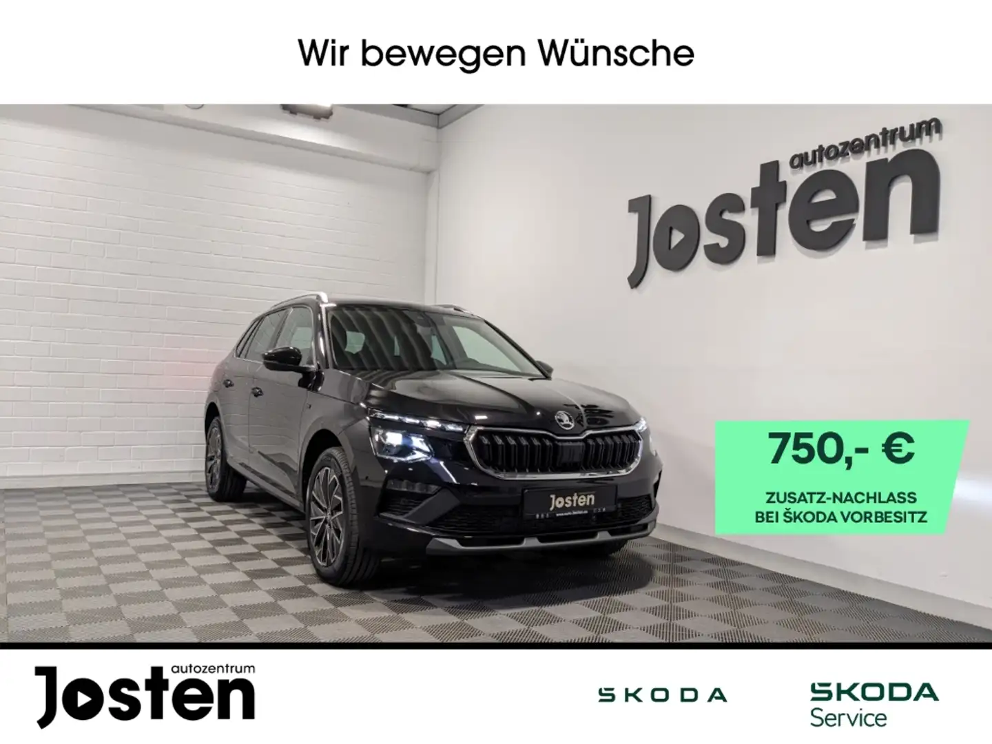 Skoda Kamiq Tour 1.0TSI Matrix-LED AHK Fahrass.+ DigitalCockpi Schwarz - 1