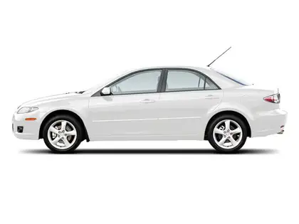 White 2008 Mazda MAZDA6 GS V6 Sedan Sedan 5-Speed Manual