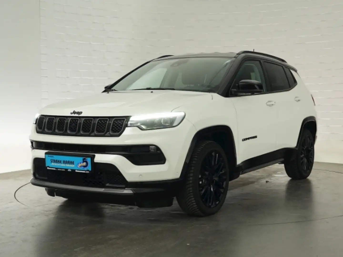 Jeep Compass S MHEV DCT+LED+NAVI+360 GRAD KAMERA+SITZ-/LENKRADH Weiß - 2