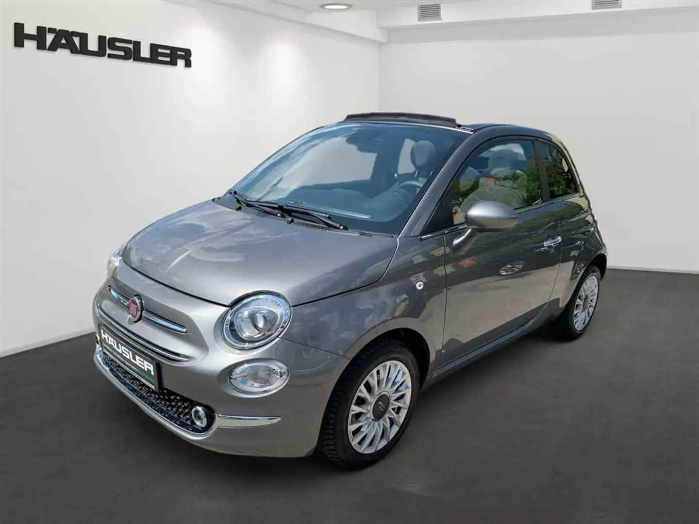 Fiat 500C 1.0 Hybrid Dolcevita Navi PDC Klimaautomatik Tempo Gris - 1