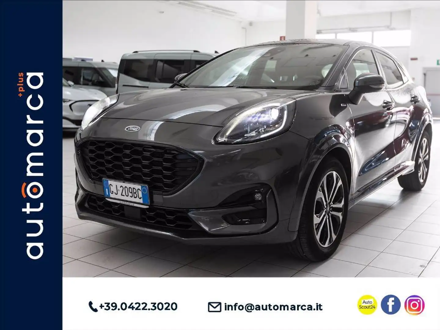 Ford Puma 1.0 ecoboost h ST-line Design s&s 125cv Grijs - 1