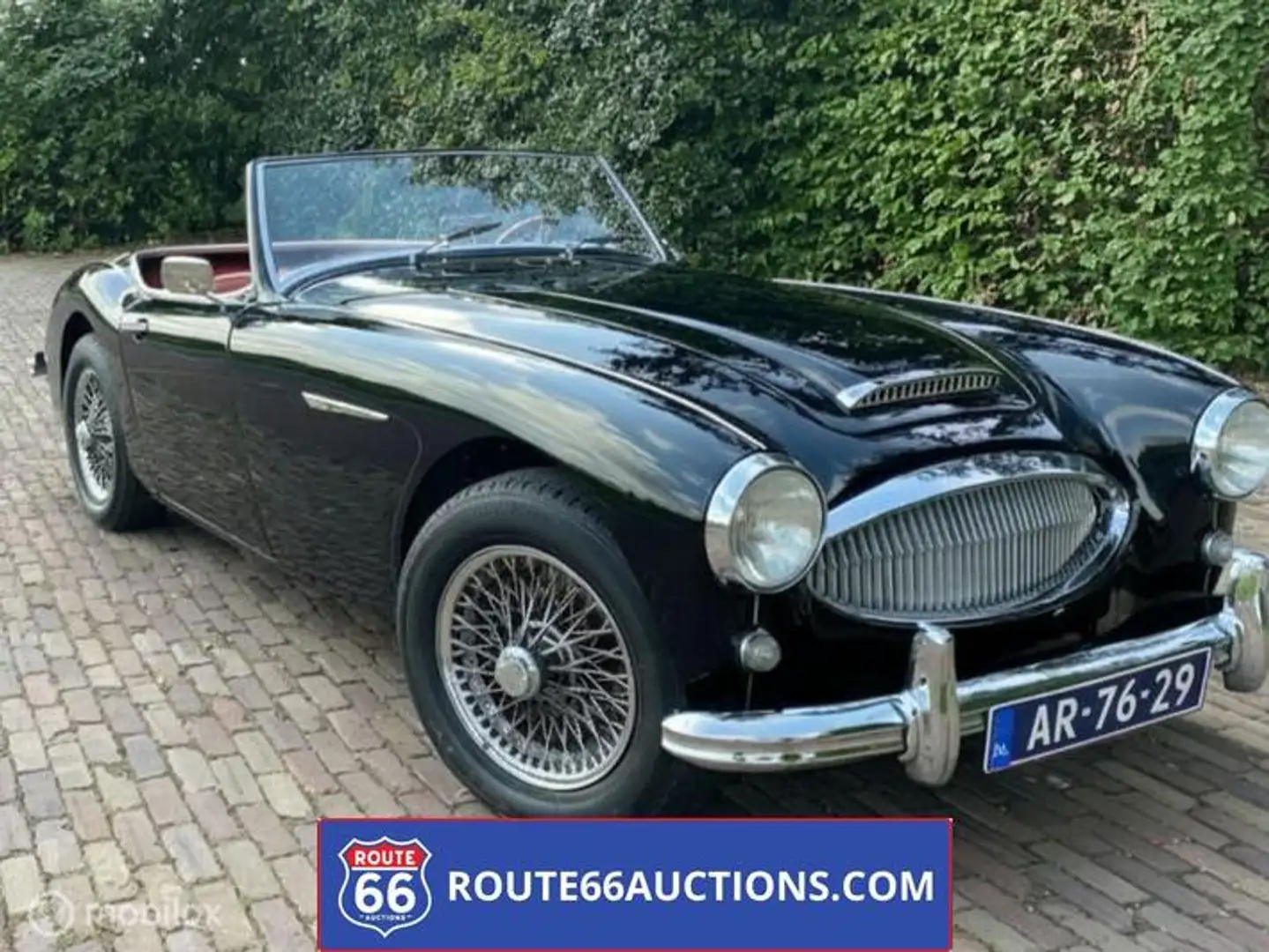 Austin-Healey 3000 MKII BT7 | 1962 | Route 66 Auctions Чорний - 1