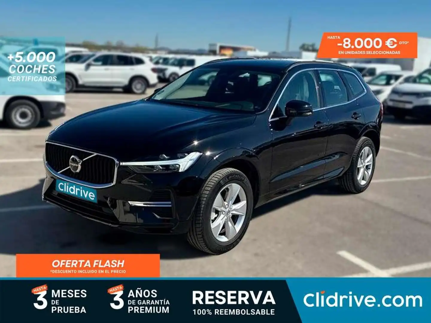 Volvo XC60 2.0 B4 D Core Auto Negro - 1
