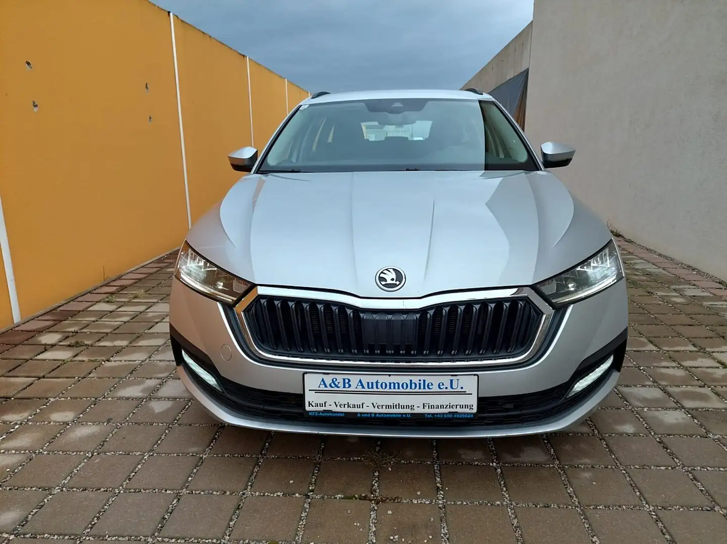 Skoda Octavia Combi 2,0 TDI Business Erster Besitz Silber - 1