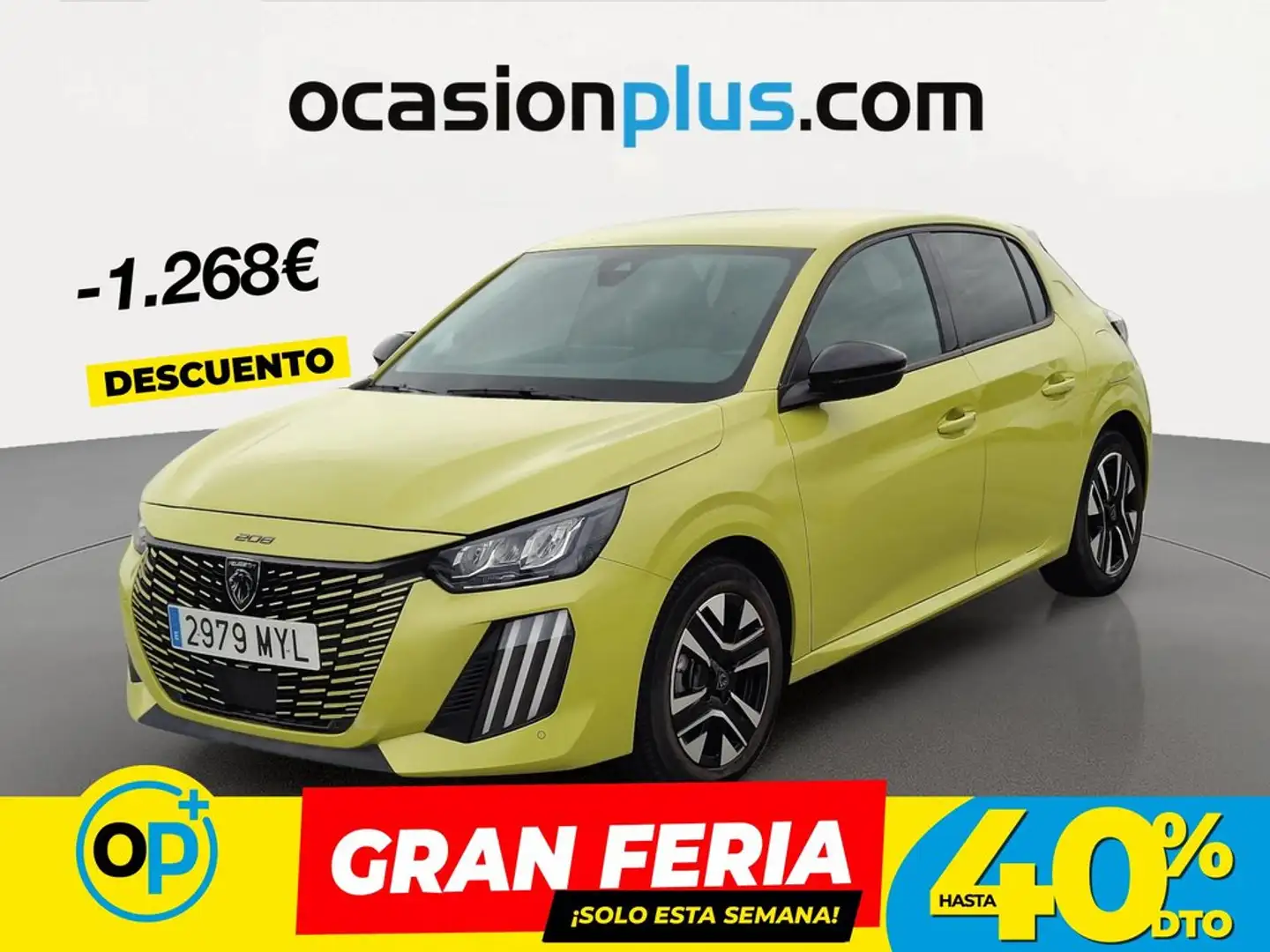 Peugeot 208 1.2 Puretech S&S Allure 100 Amarillo - 1