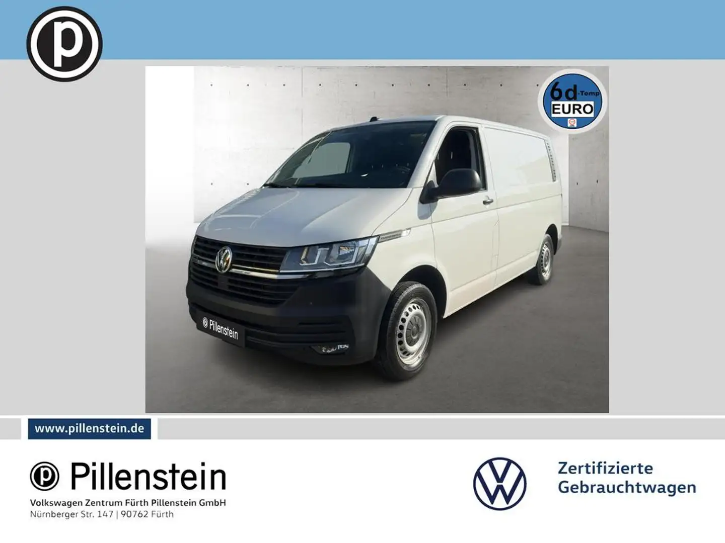 Volkswagen T6.1 Kasten KR 4MOTION KLIMA DSG SITZHZ NAVI PDC Weiß - 1