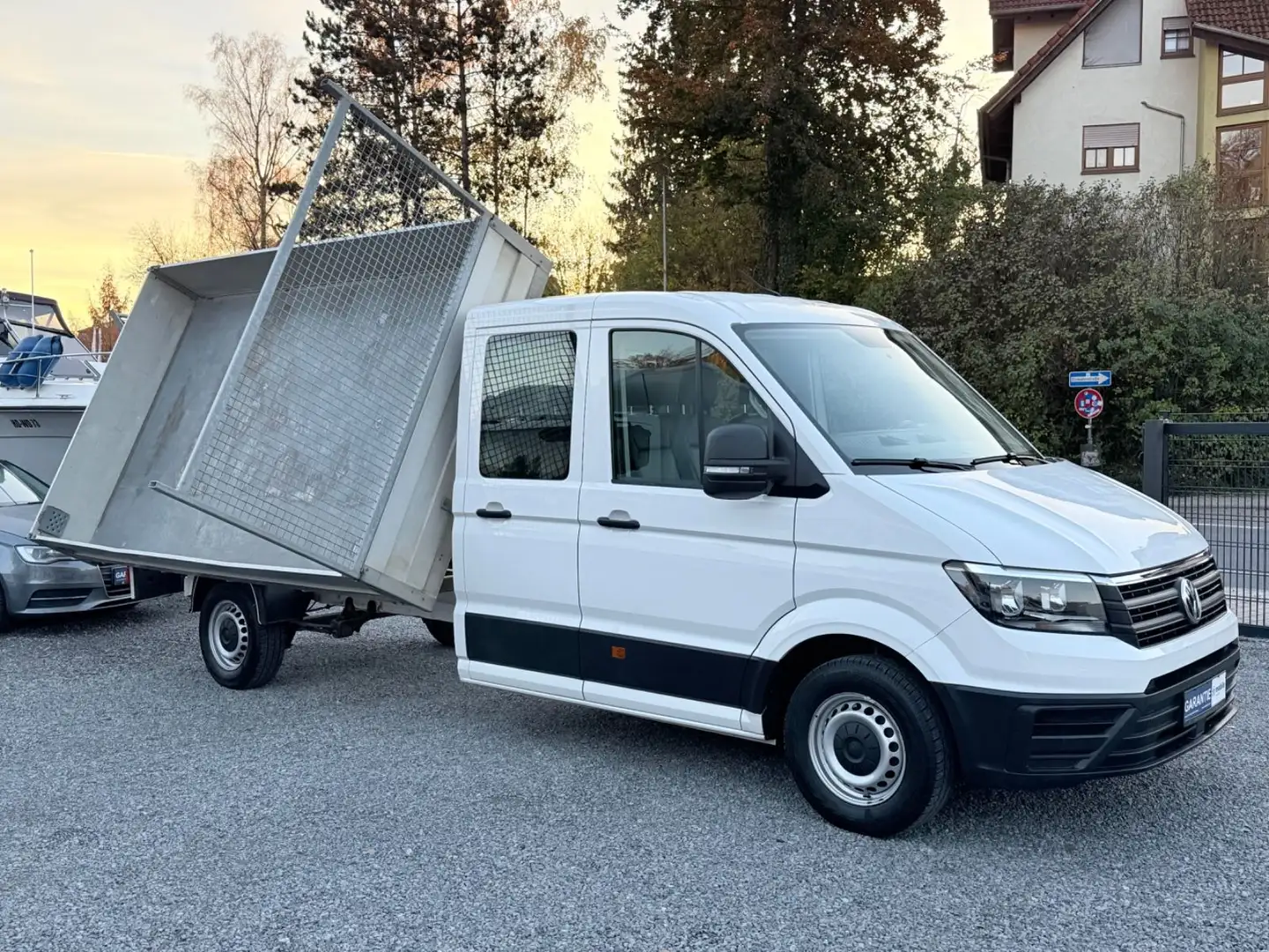 Volkswagen Crafter CRAFTER DoKa DREISEITENKIPPER KLIMA AHK 7-SITZER Wit - 1