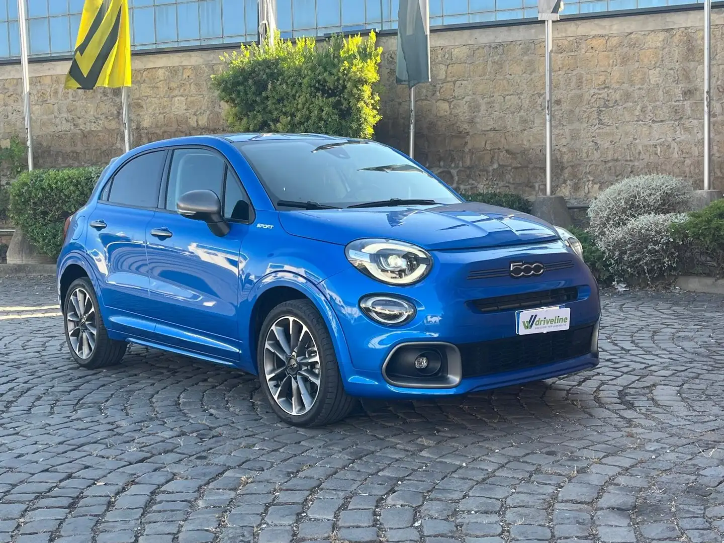 Fiat 500X 1.5 t4 hybrid Sport 130cv dct Blauw - 1