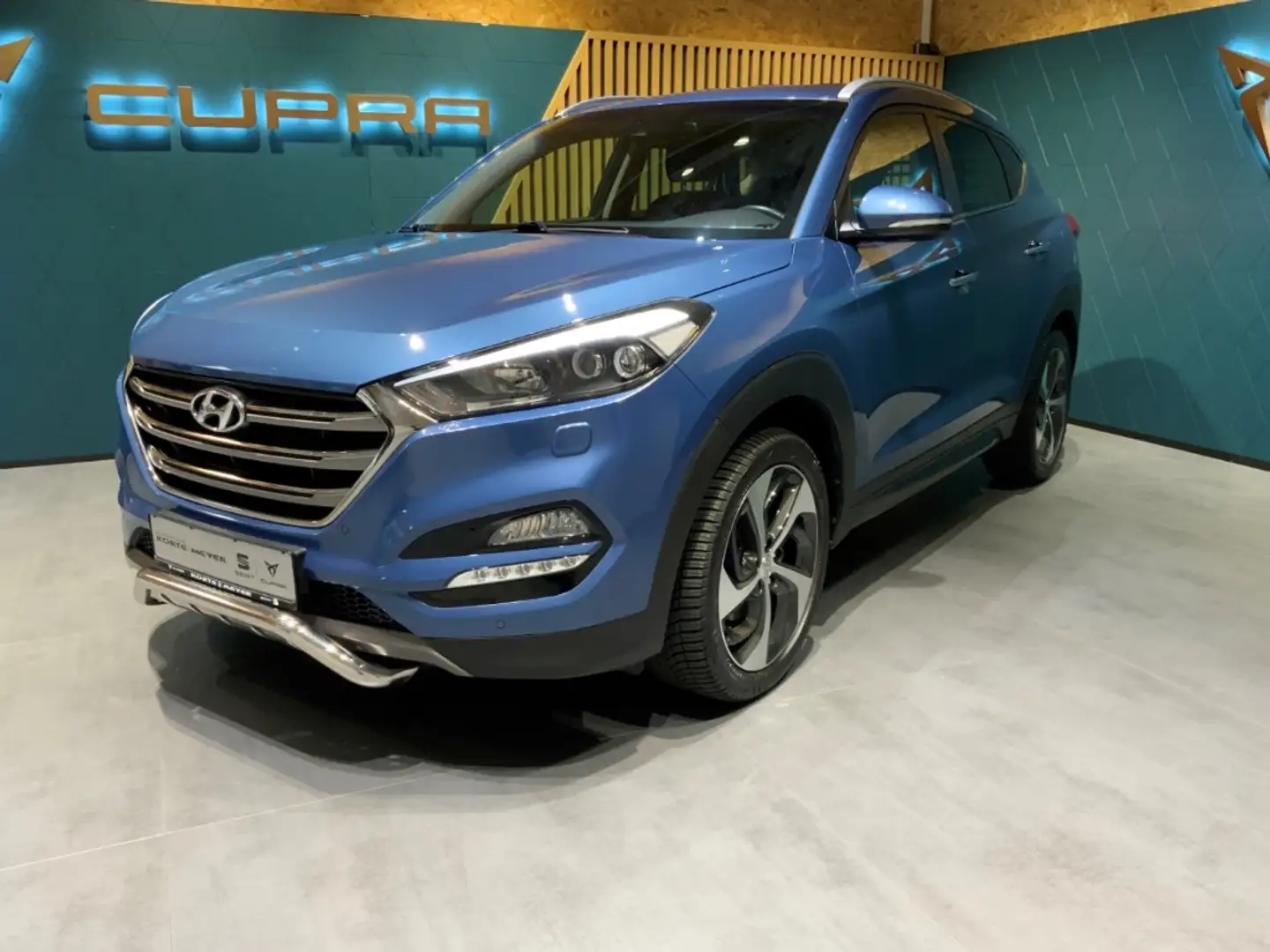 Hyundai TUCSON Premium 4WD 2.0 CRDi+Keyless+Navi+Tempom. Blau - 2