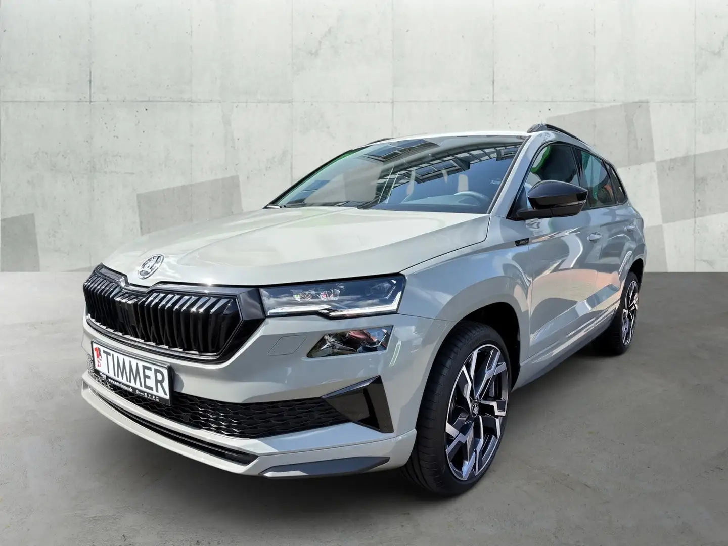 Skoda Karoq 2.0 TDI Sportline *PANO*AHK*19ZOLL*NAVI* Grau - 2