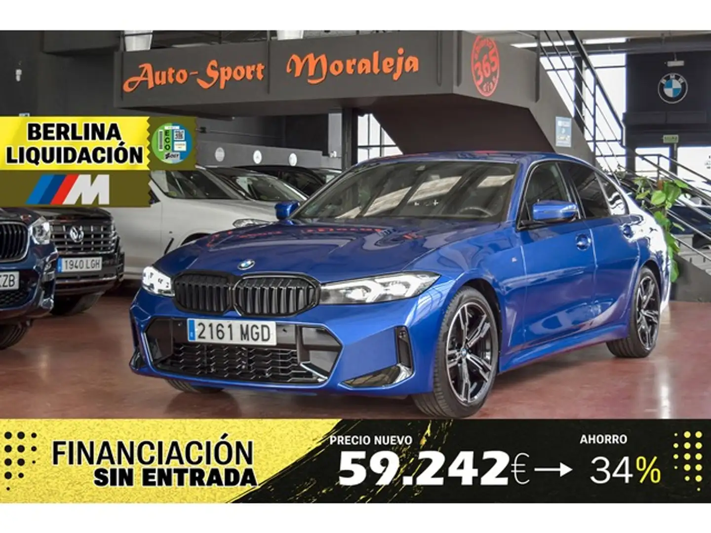 BMW 318 318dA Blauw - 1