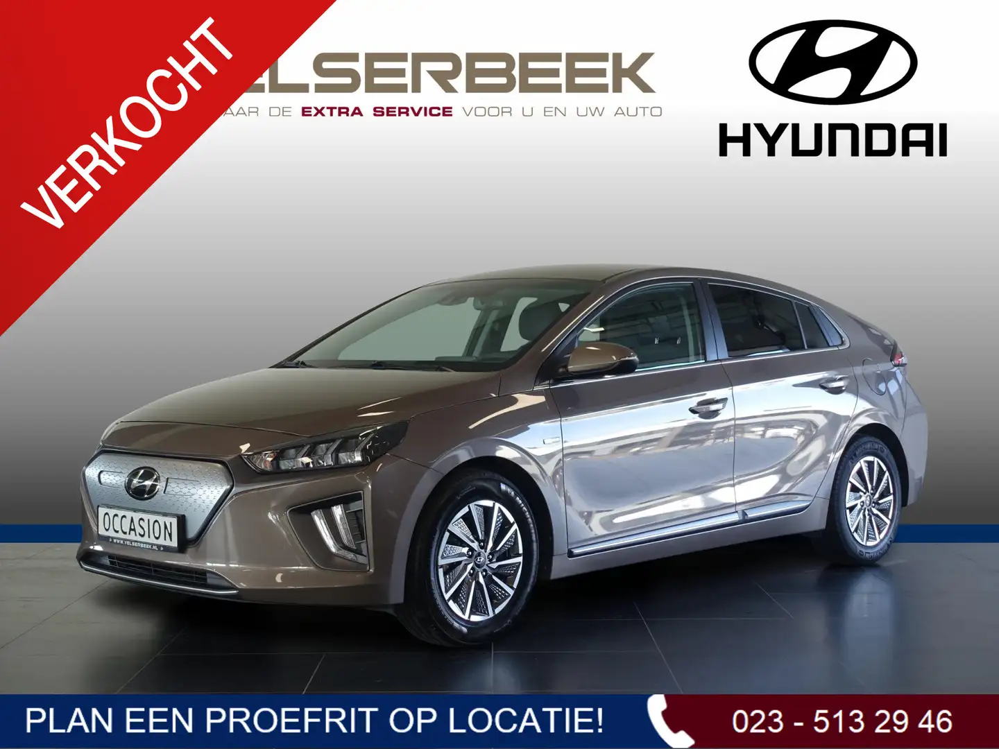 Hyundai IONIQ EV 38kWh Aut * BTW AUTO/Carplay/Camera * Marrone - 1