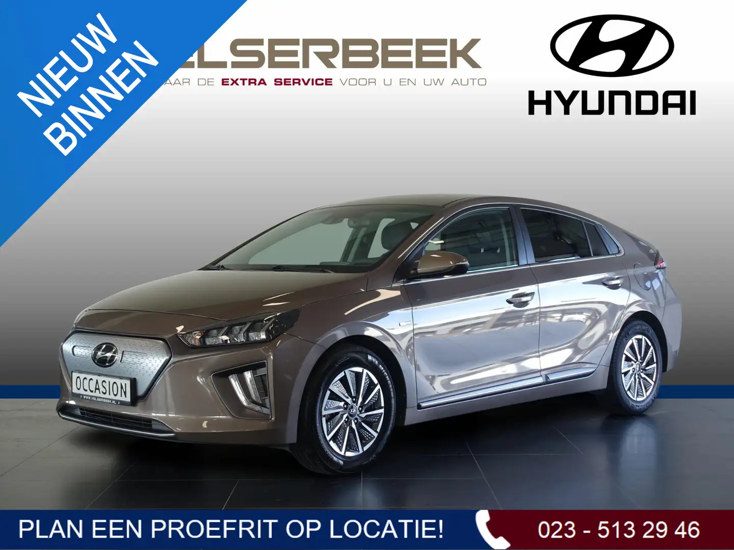 Hyundai IONIQ EV 38kWh Aut * BTW AUTO/Carplay/Camera * Marrón - 1