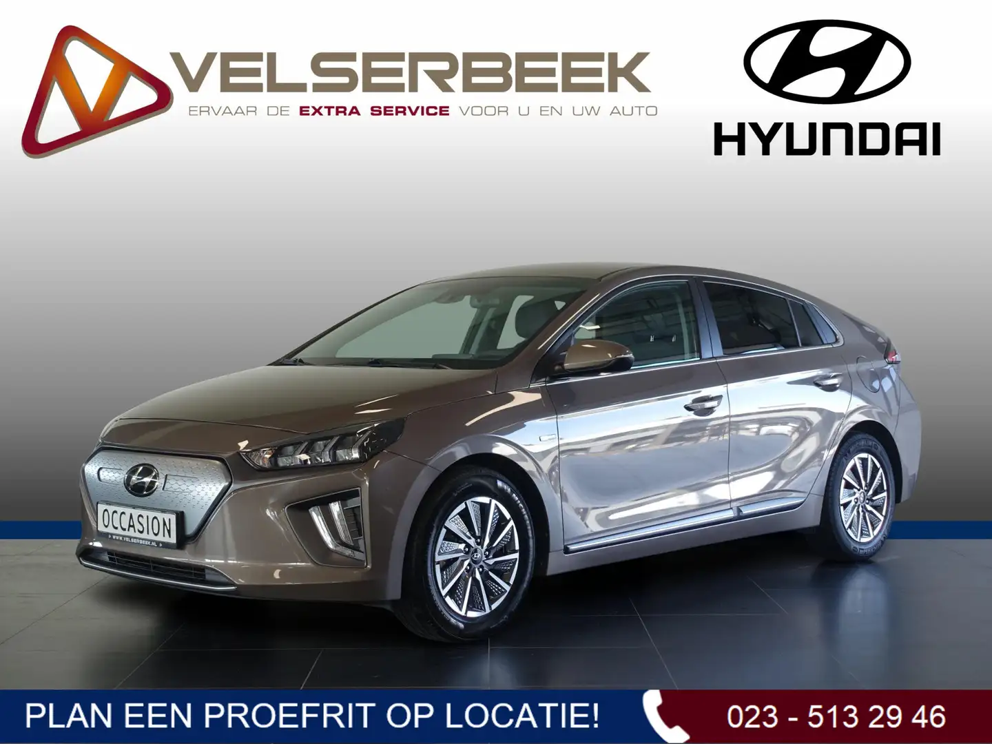 Hyundai IONIQ EV 38kWh Aut * BTW AUTO/Carplay/Camera * Bruin - 1