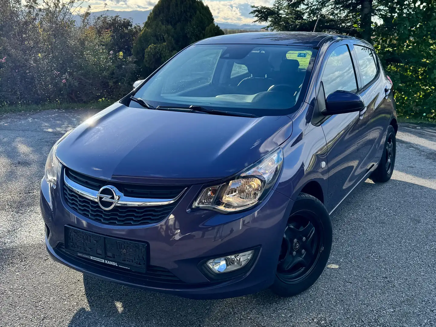 Opel Karl 1,0 - Service + Pickerl vor 800 KM NEU. Violett - 1