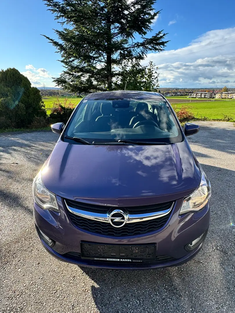 Opel Karl 1,0 - Service + Pickerl vor 800 KM NEU. Violett - 2