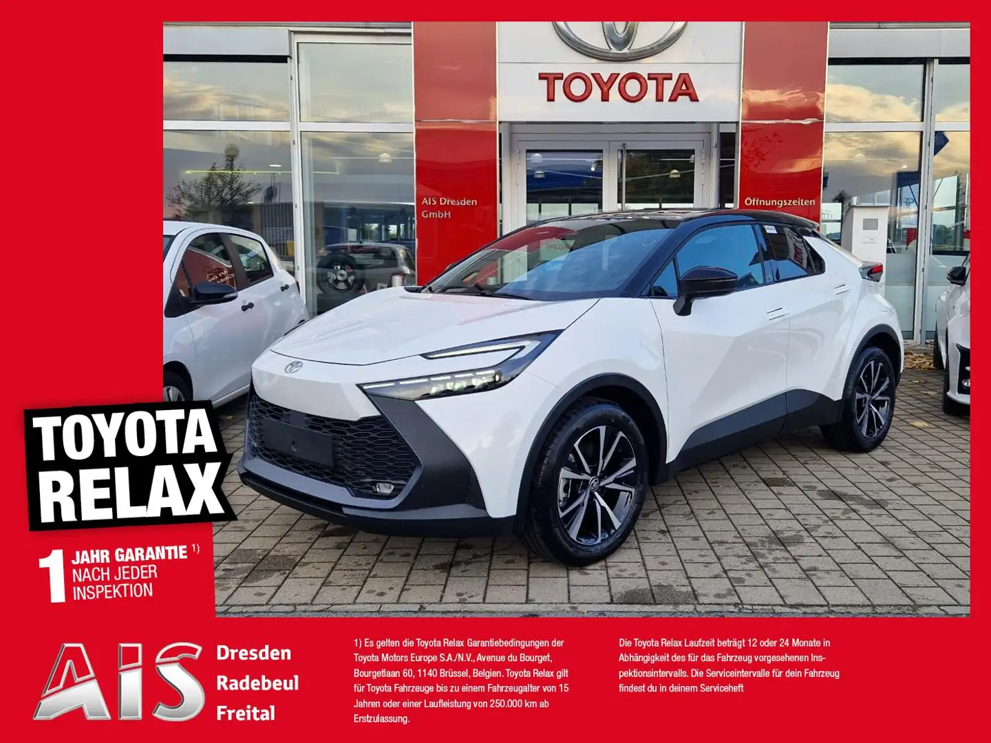 Toyota C-HR 2,0 Hybrid Plug-In 4x2 Team D ACC+LED+Navi White - 1