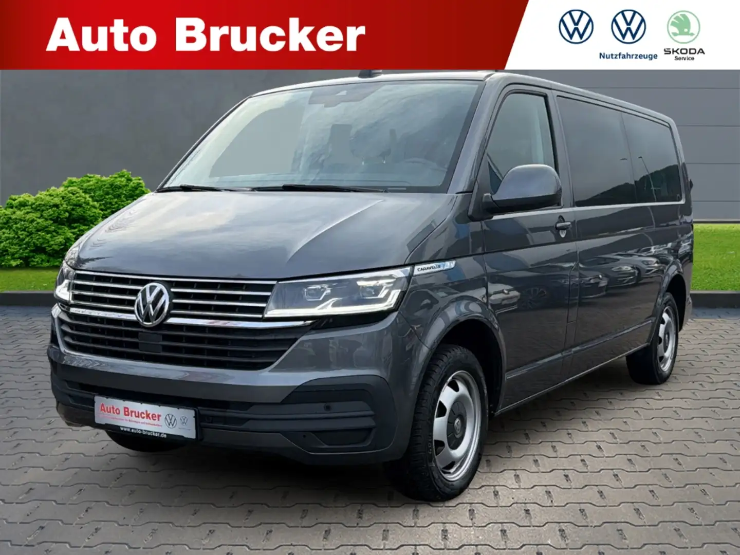 Volkswagen T6.1 Caravelle 2.0 TDI+Anhängerkupplung+Standheizung+Rückfahrkame Gri - 1