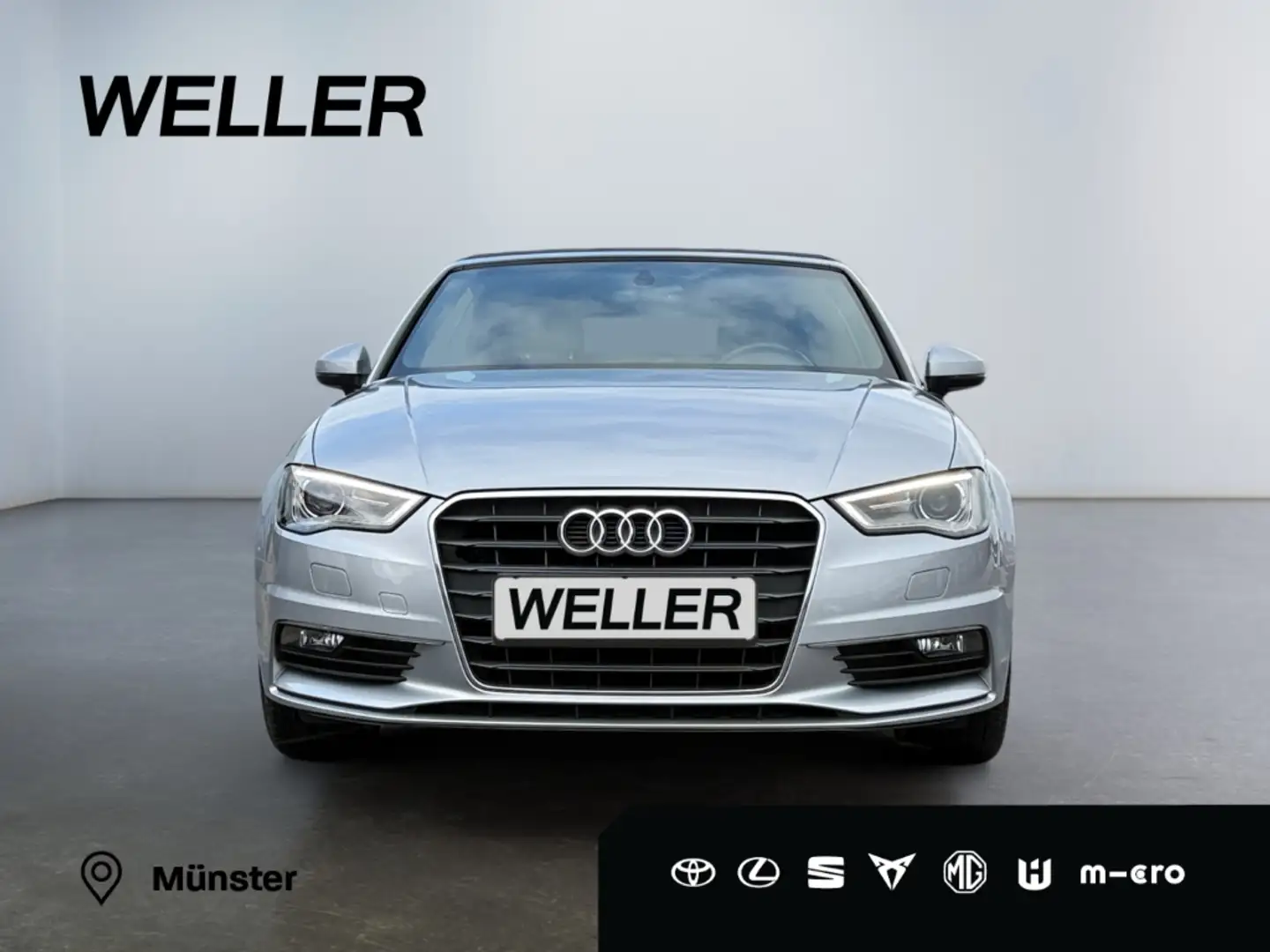 Audi A3 1.4 TFSI Cabrio  *Alcantara*SHZ*PDC*Sportfahrw* Silber - 2