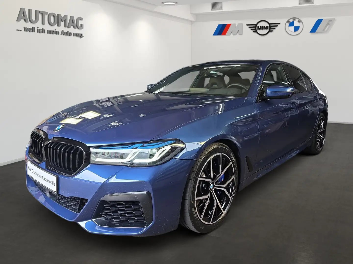 BMW M5 50i xDrive Laser*HeadUp*Drive Assist Prof*Gestik*a Blau - 1