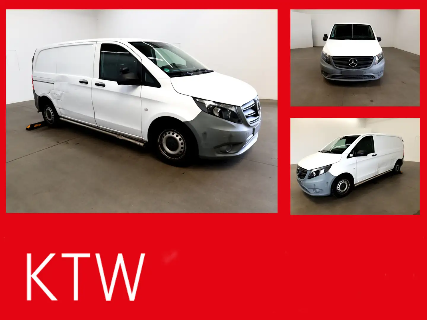 Mercedes-Benz Vito114 KA Kompakt ,Klima,Kamera,Tempomat Blanc - 1