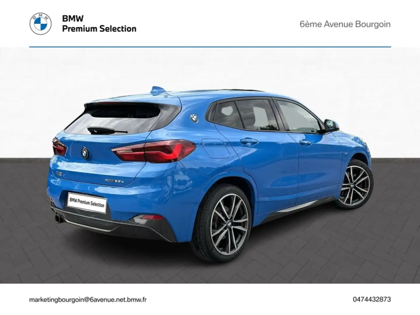 BMW X2 xDrive25eA 220ch M Sport Euro6d-T 6cv Azul - 2