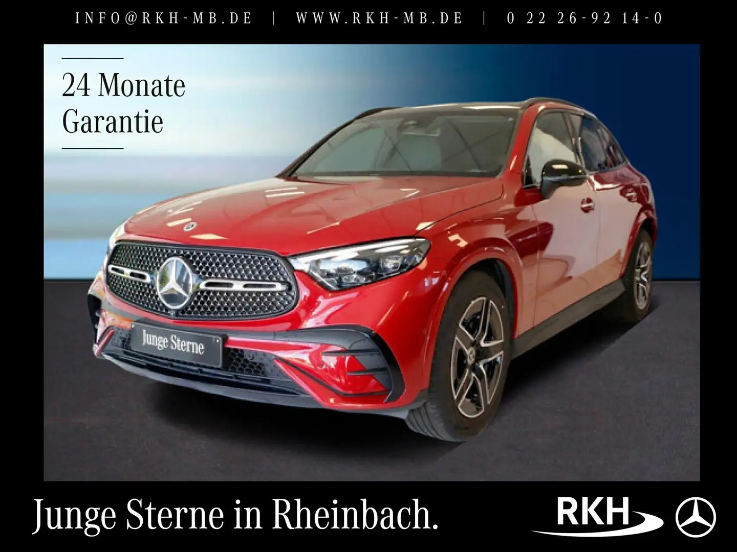 Mercedes-Benz GLC 200 GLC 200 4M AMG Line Night/Pano/360°/Totw./Memory Rot - 1