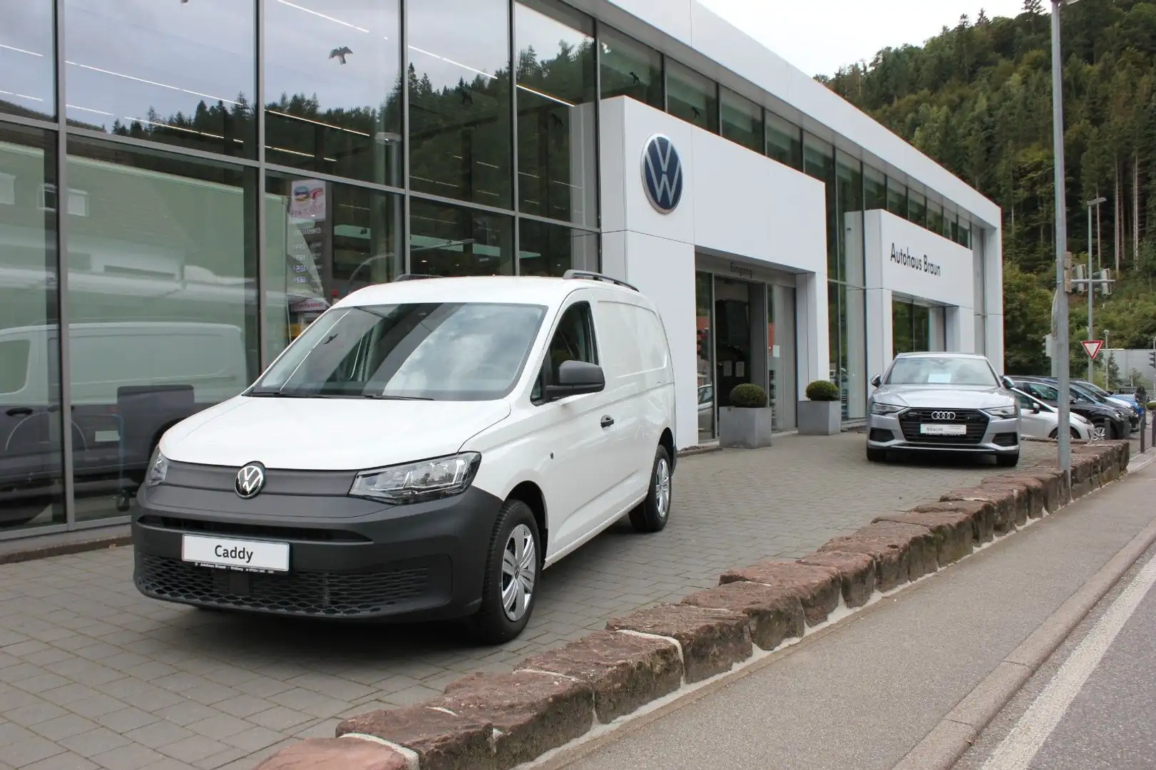 Volkswagen Caddy Cargo Maxi 2.0 TDI DSG Klima, PDC, Weiß - 1