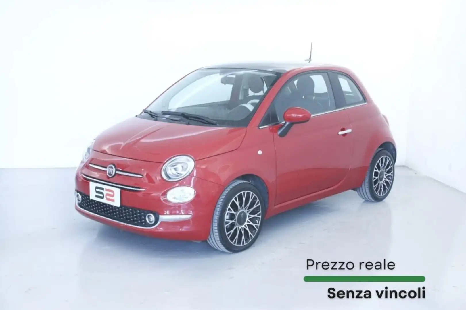 Fiat 500 1.0 Hybrid Tetto panoramico/Neopatentati/Uconnect Rosso - 1