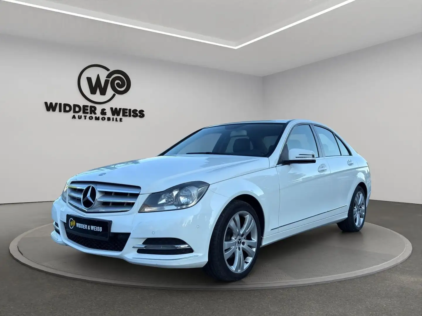 Mercedes-Benz C 200 CDI Avantgarde AUTOMATIK/NAVI/TEIL-LEDER Blanc - 1