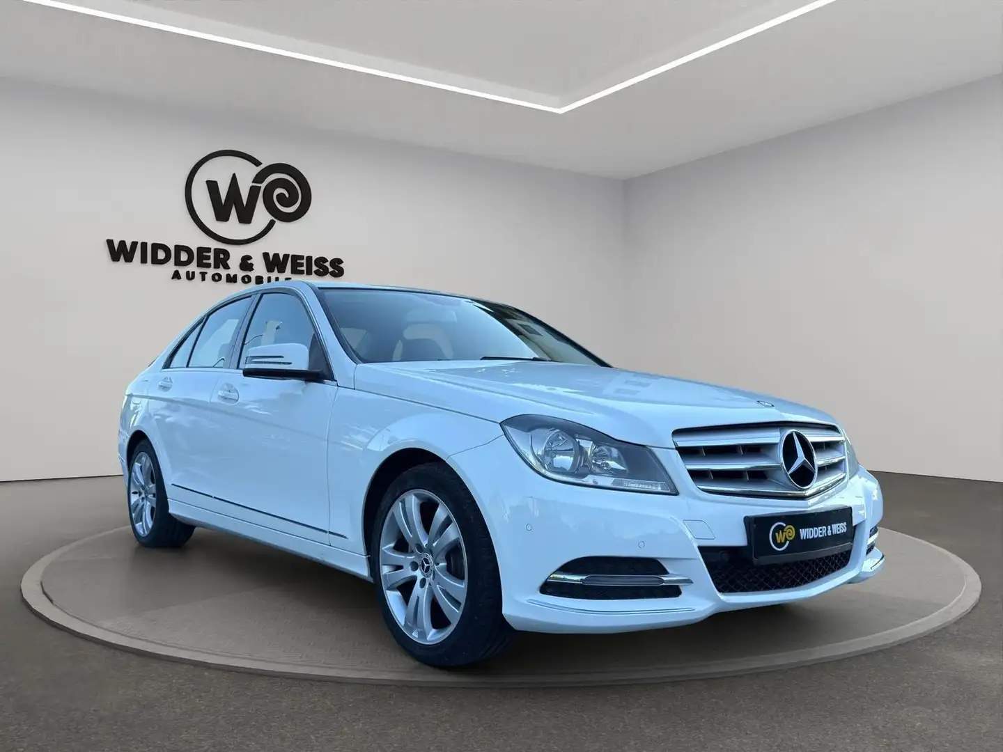 Mercedes-Benz C 200 CDI Avantgarde AUTOMATIK/NAVI/TEIL-LEDER Blanc - 2
