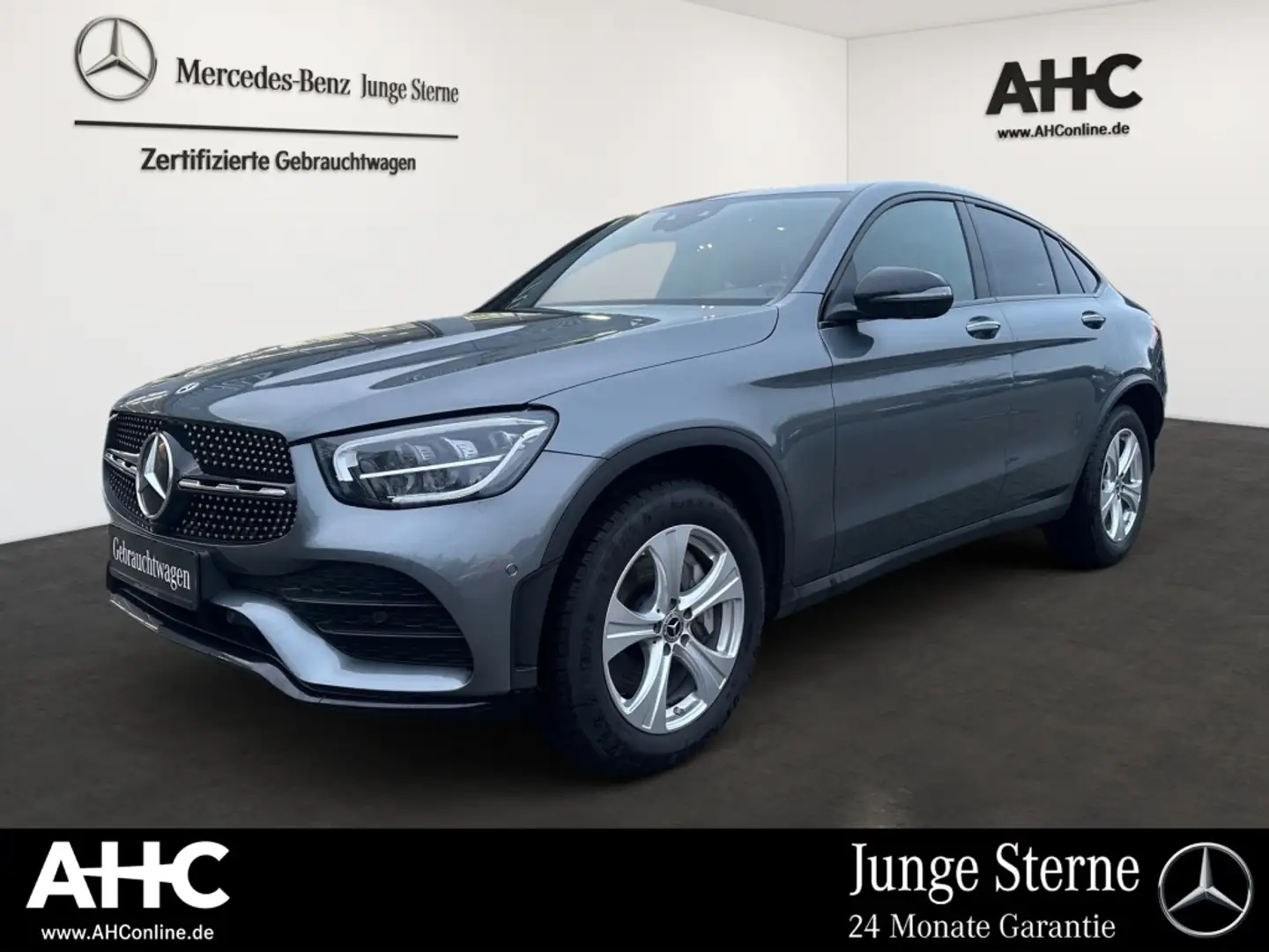 Mercedes-Benz GLC 400 d 4M Coupé AMG AHK SDHZ Airmatic 360° Grau - 1