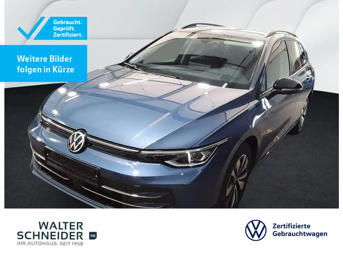 Volkswagen Golf Variant 1.5 TSI Goal Navi LEDplus AHK Blau - 1