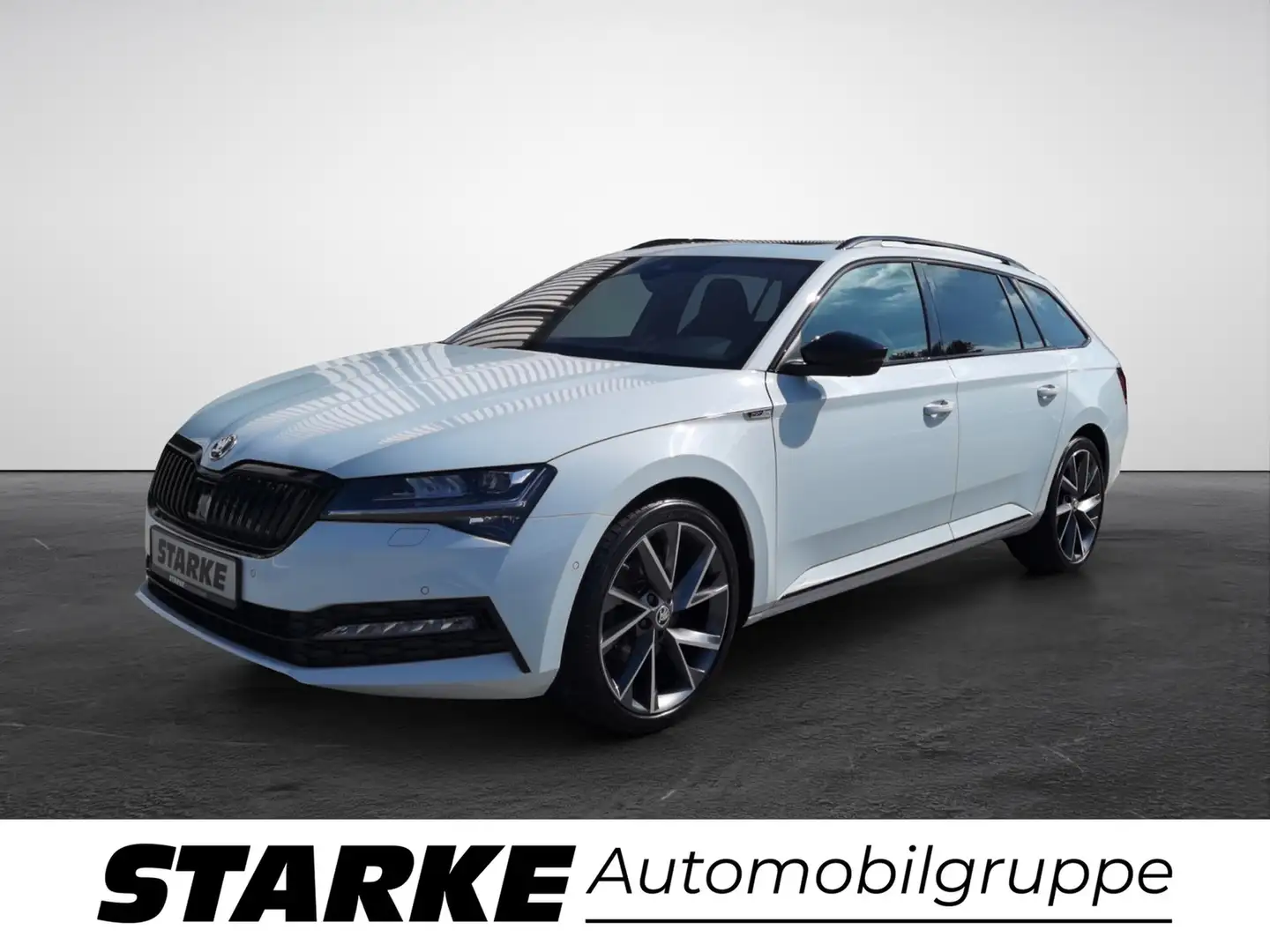 Skoda Superb Combi 2.0 TDI 4x4 DSG Sportline Weiß - 2