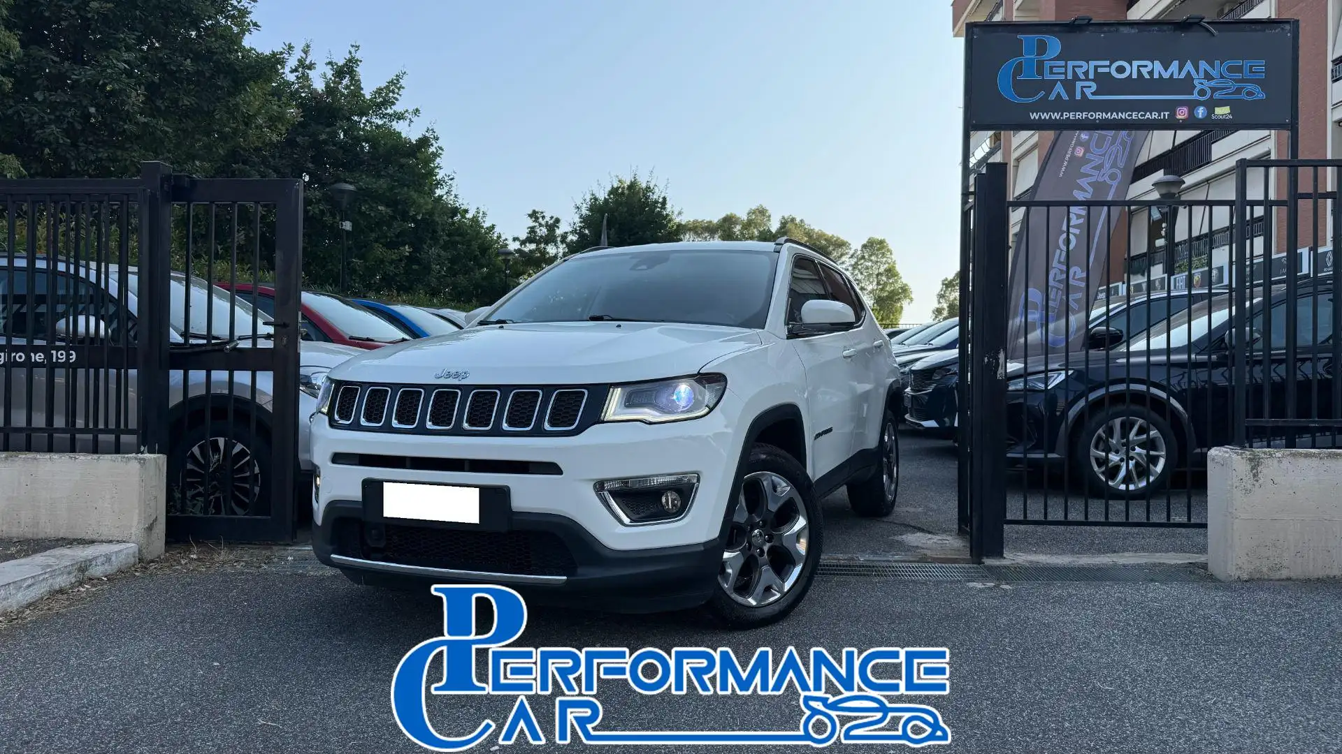 Jeep Compass 2.0MJT II 140CV AUT.4WD LIMITED*24M.G.*C.L.18*XENO Bianco - 1
