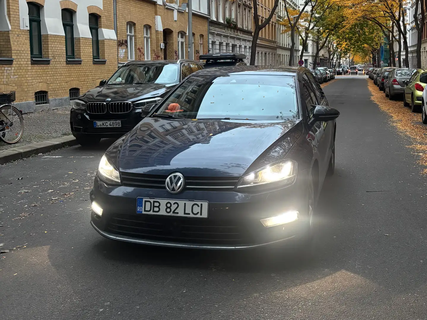 Volkswagen Golf Golf 2.0 BlueTDI DSG Highline Blau - 2