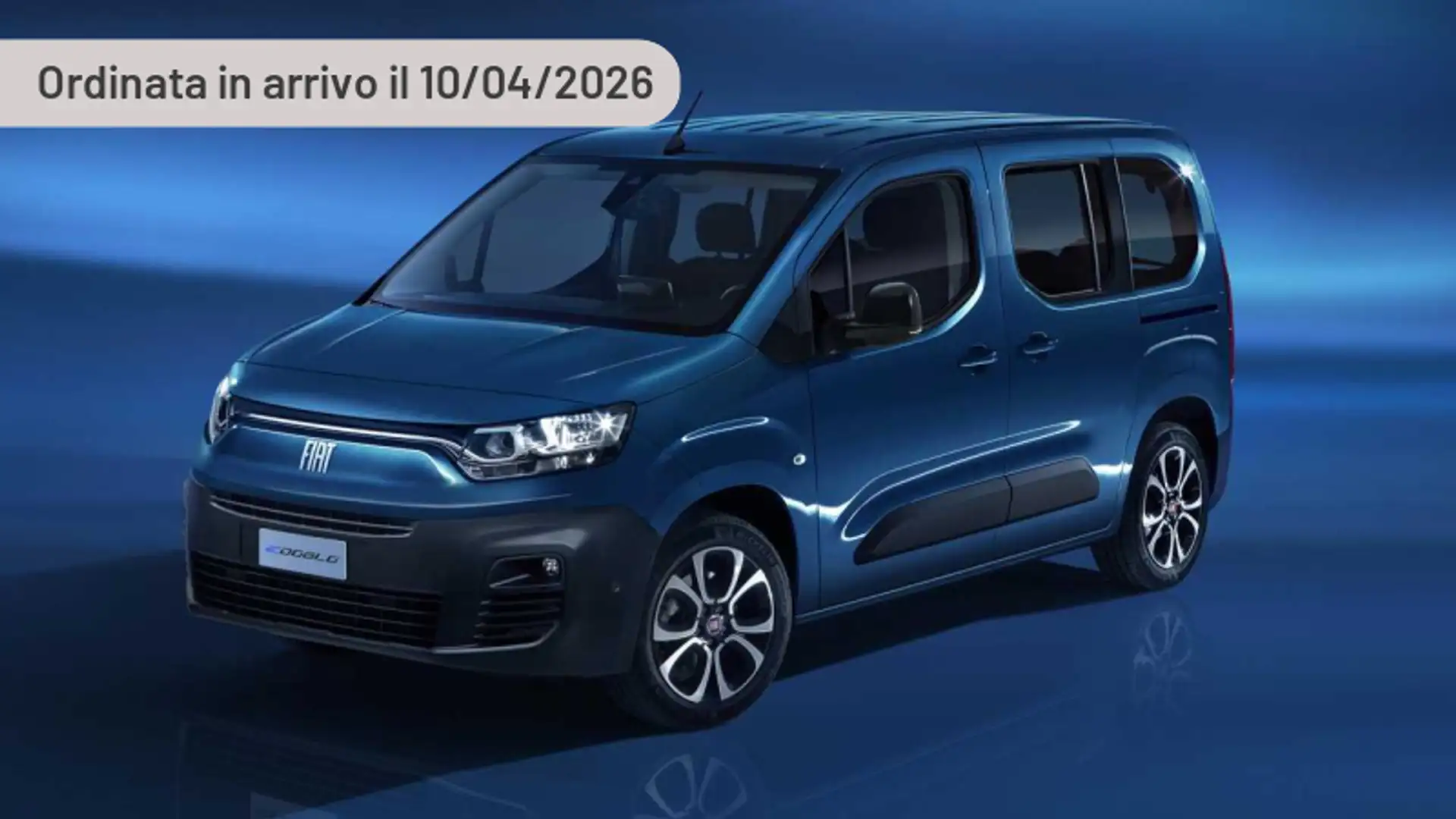 Fiat E-Doblo e-Doblò 50 kWh PL Argent - 2