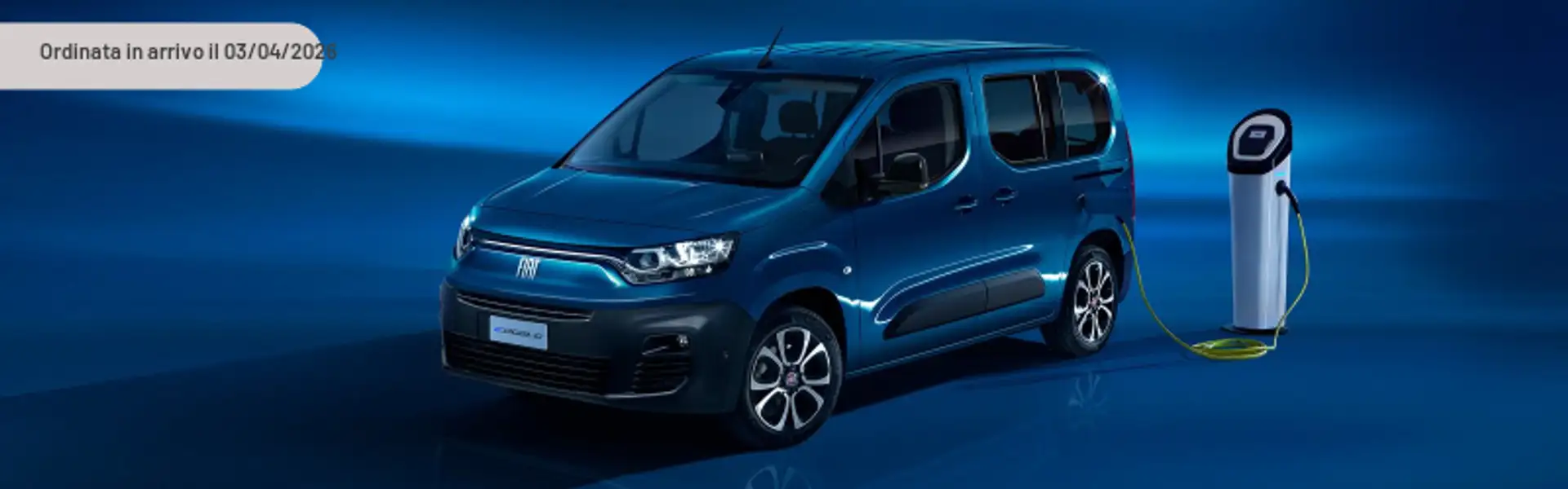 Fiat E-Doblo e-Doblò 50 kWh PL srebrna - 1