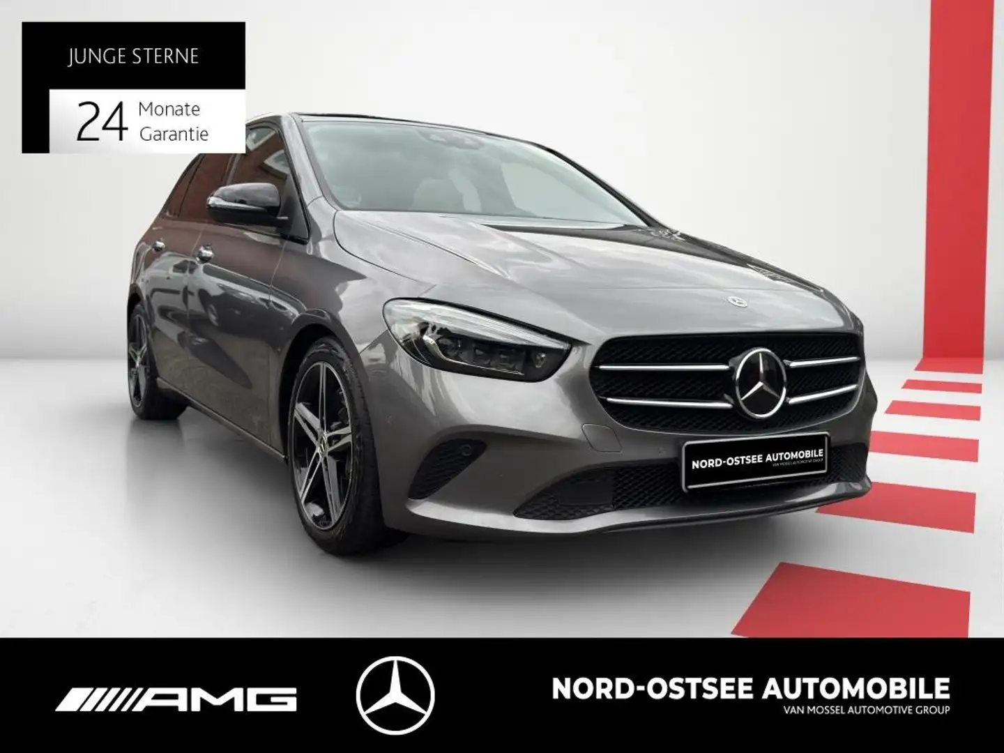 Mercedes-Benz B 220 d PROGRESSIVE PANO DISTRO SITZHZG NIGHT Gris - 2