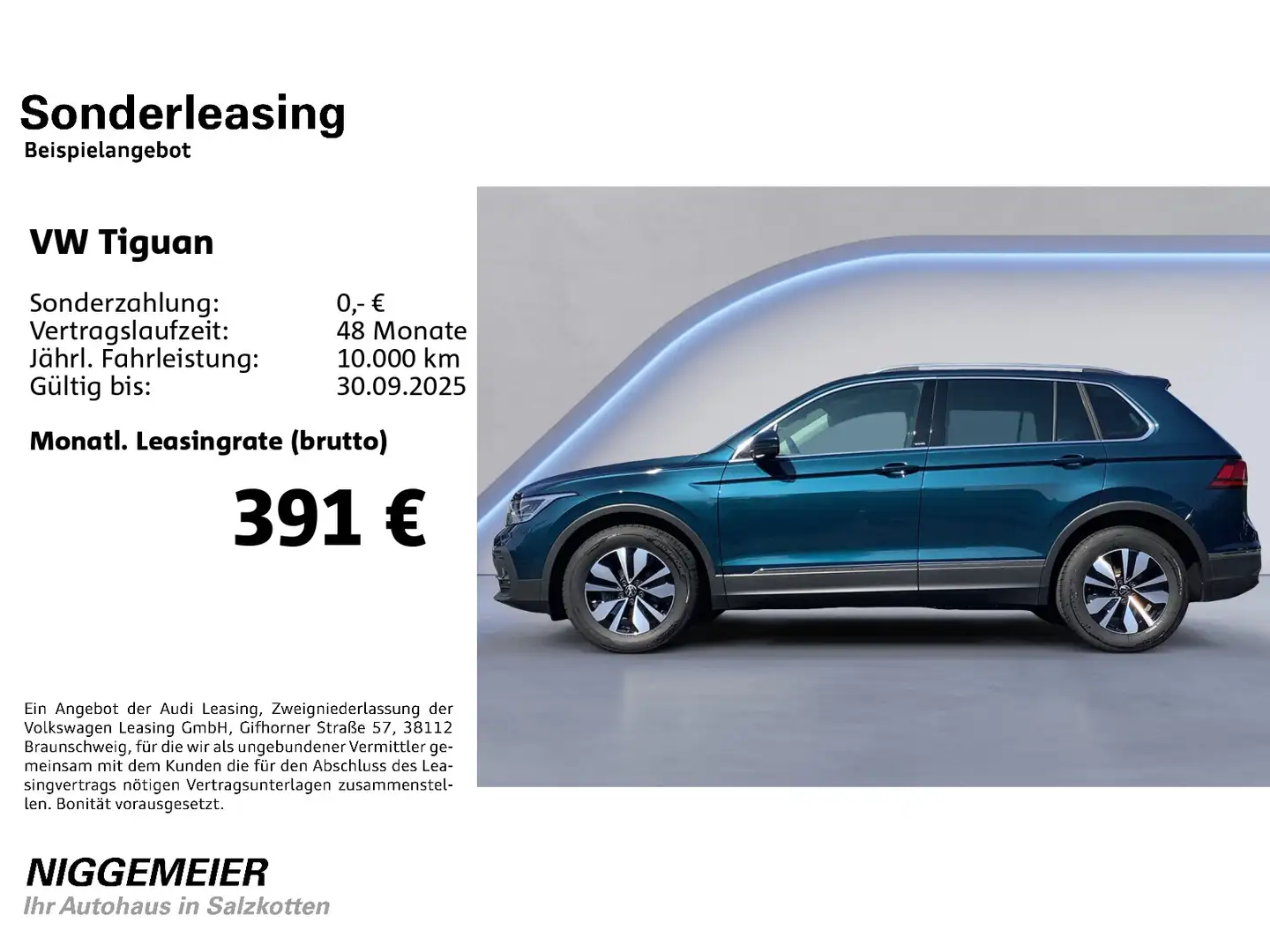 Volkswagen Tiguan 2.0TDI DSG MOVE NAVI+LED+KAMERA+ACC+AHK Bleu - 2