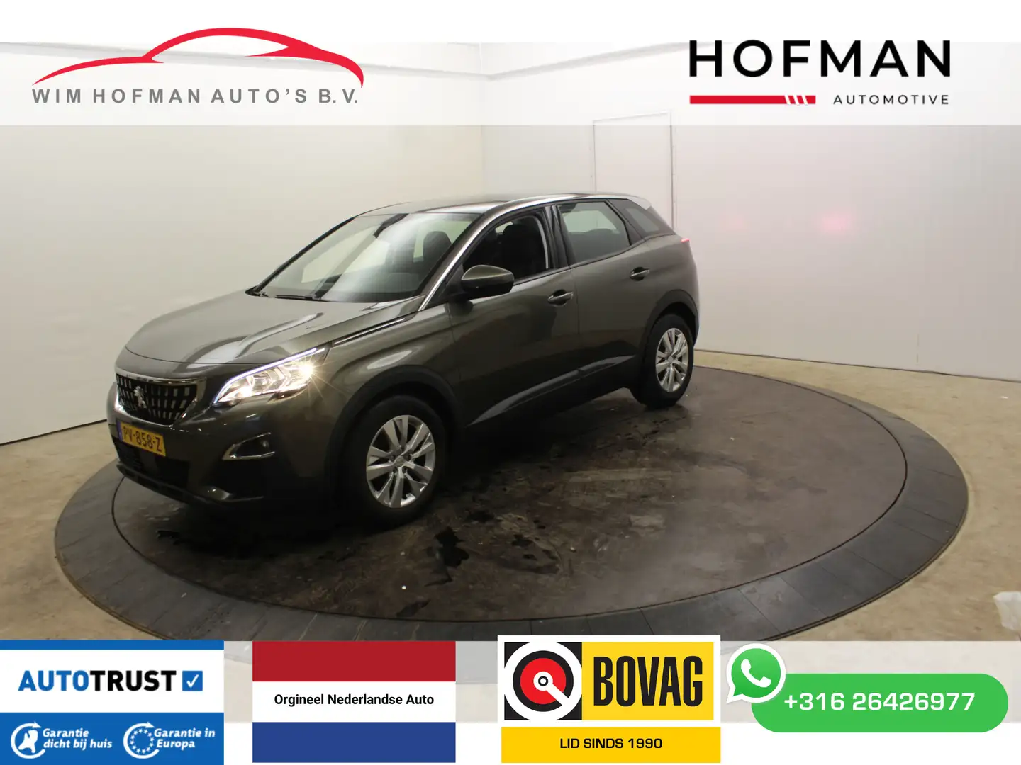 Peugeot 3008 1.2 PureTech Blue Lease Executive Trekhaak Navi Pa Gris - 1