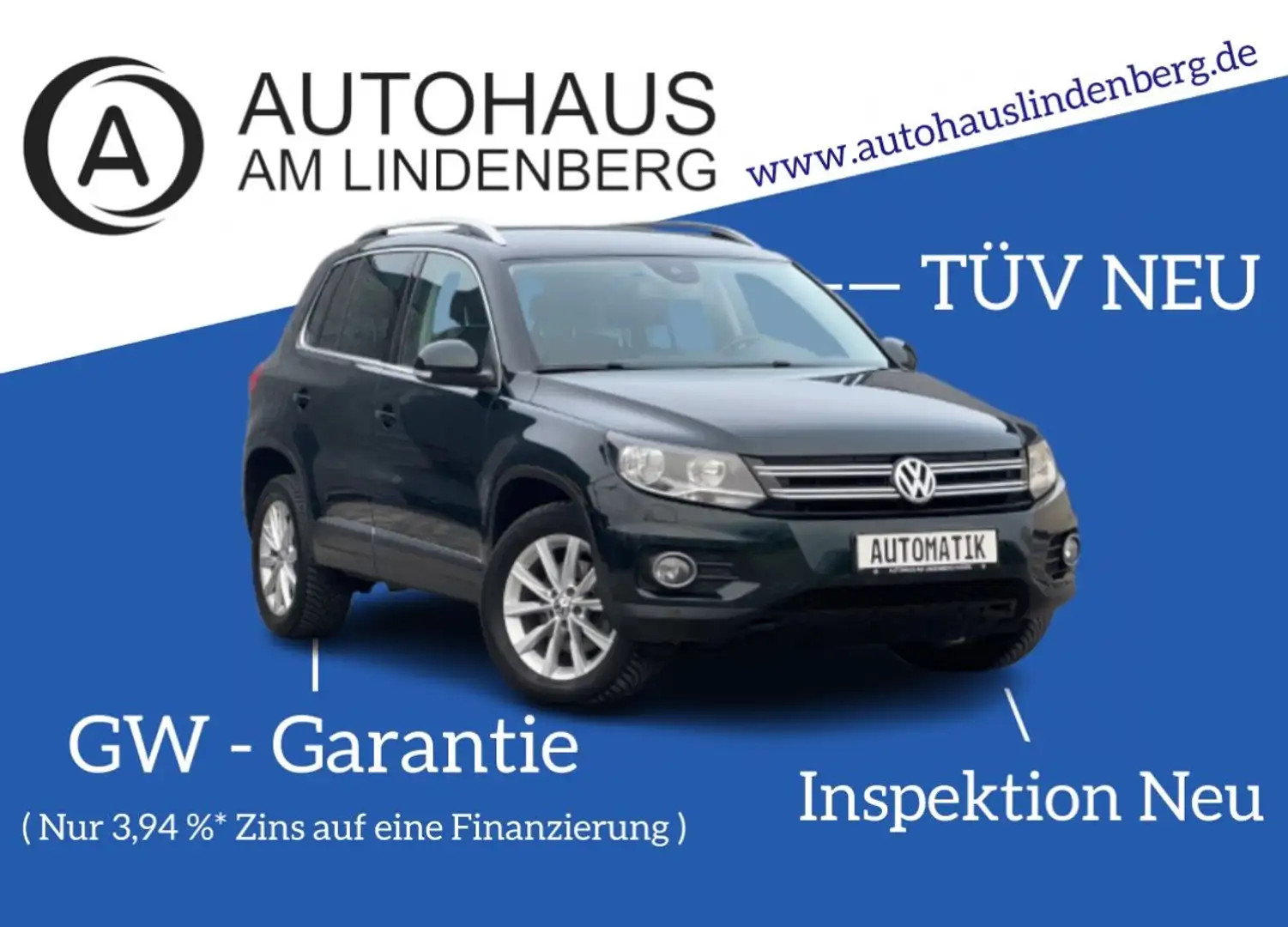 Volkswagen Tiguan Track & Style 4Motion*AUTOMATIK*PDC*SHZ Vert - 1