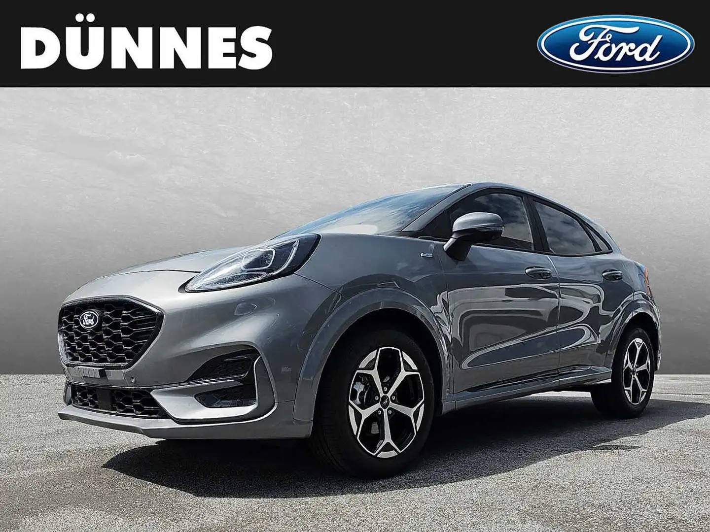 Ford Puma 1.0 EcoBoost Hybrid Aut. ST-LINE Silber - 1