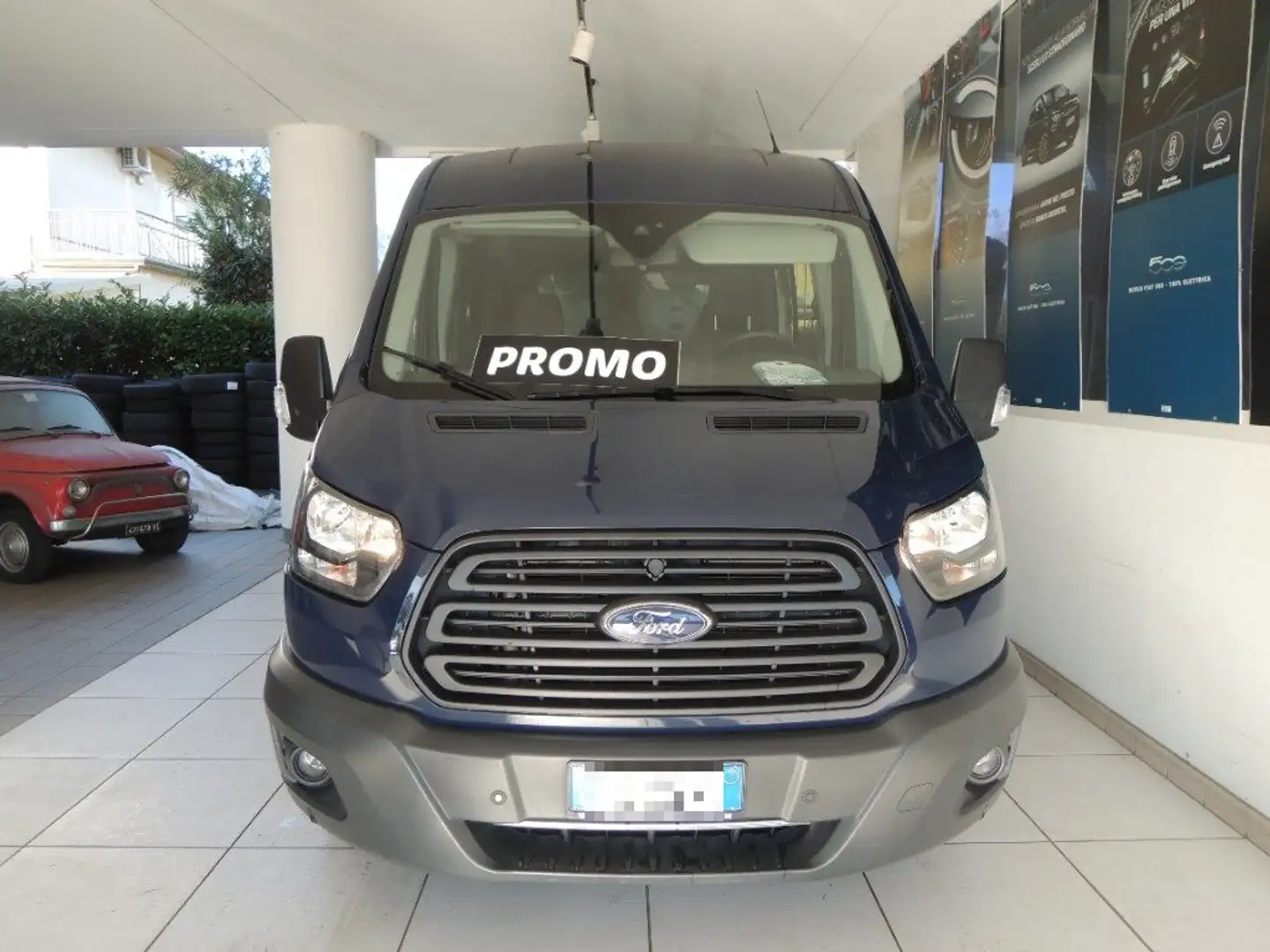 Ford Transit 310 2.0TDCi EcoBlue 130CV Combi 8 POSTI Bleu - 2
