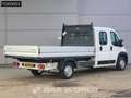 Citroen Jumper 130PK Open Laadbak Dubbel Cabine Euro6 Tipper Benn Blanc - thumbnail 5