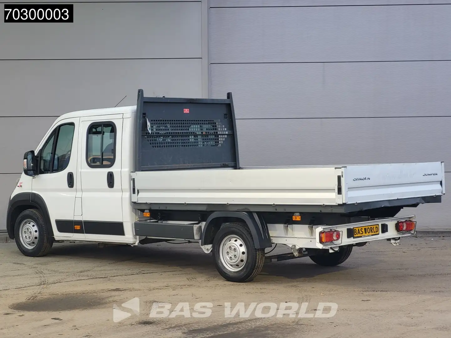 Citroen Jumper 130PK Open Laadbak Dubbel Cabine Euro6 Tipper Benn Blanc - 2